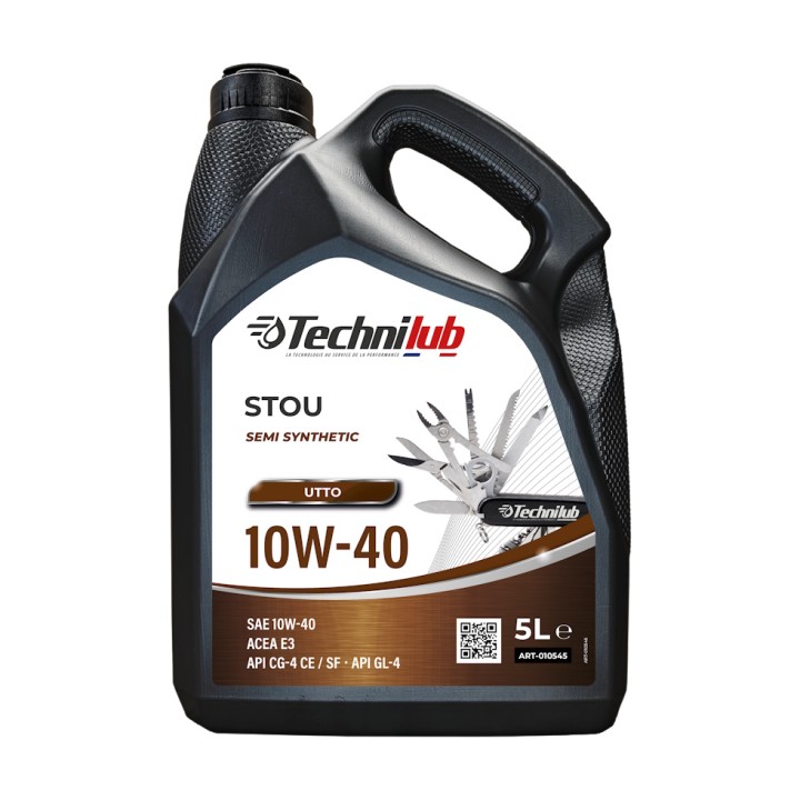Huile moteur STOU 10W-40 - Bidon 5 L