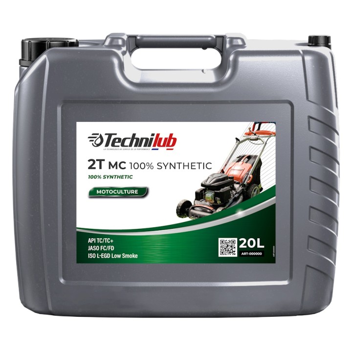 Huile 2T 100% synthése - Bidon 20 L