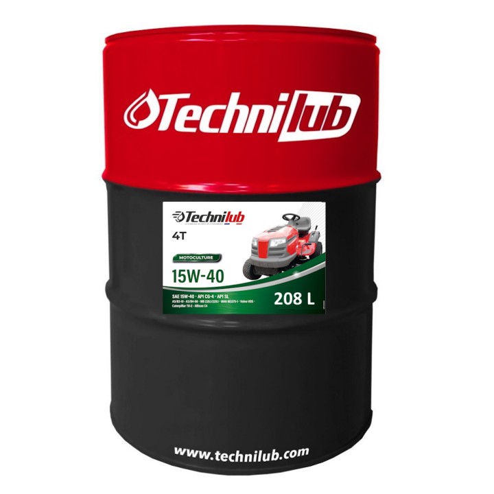 Huile 4T 15W-40 - Fût 208 L