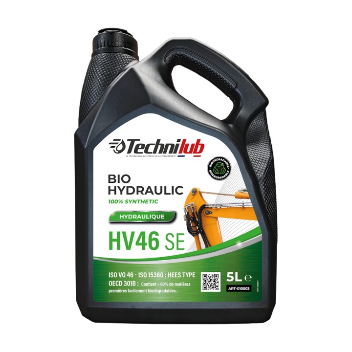 Huile Bio hydraulic HV 46 SE - Bidon 5 L