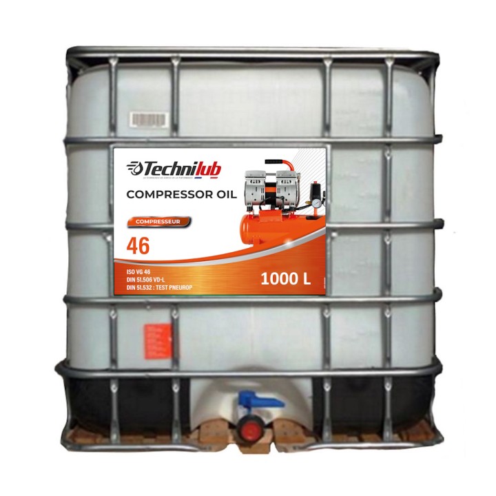 Huile lubrifiante Compresseur 46 - IBC 1000 L