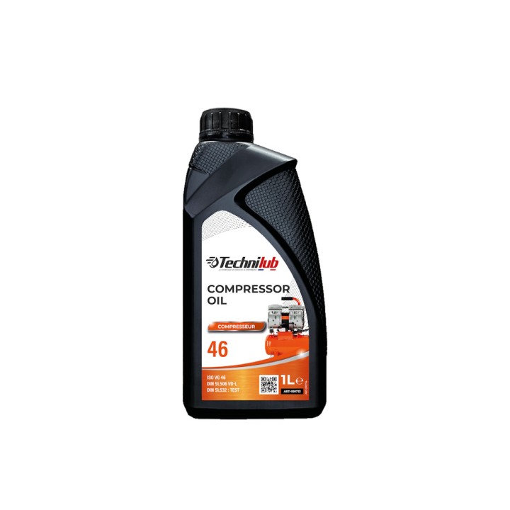 Huile lubrifiante Compresseur 46 - Flacon 1 L