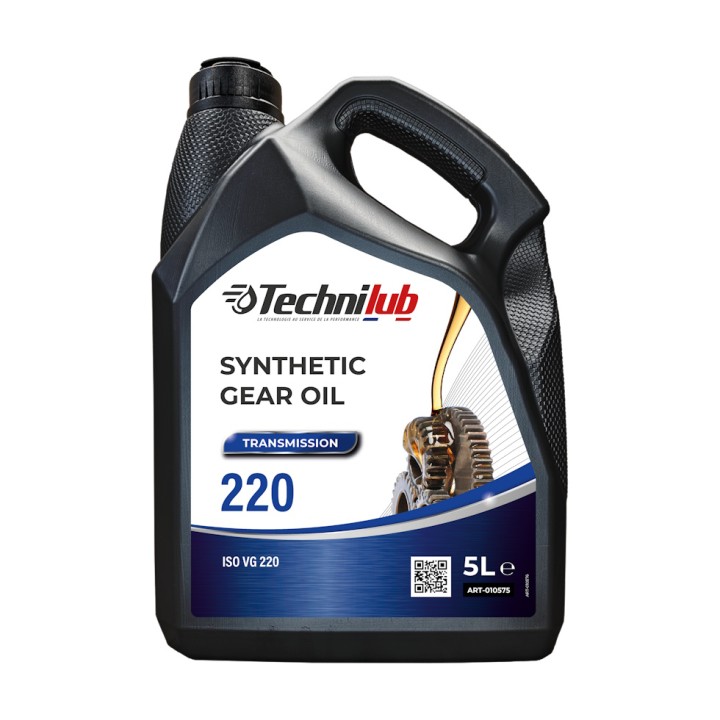Huile de transmission Engrenage synthétique 220 - Bidon 5 L