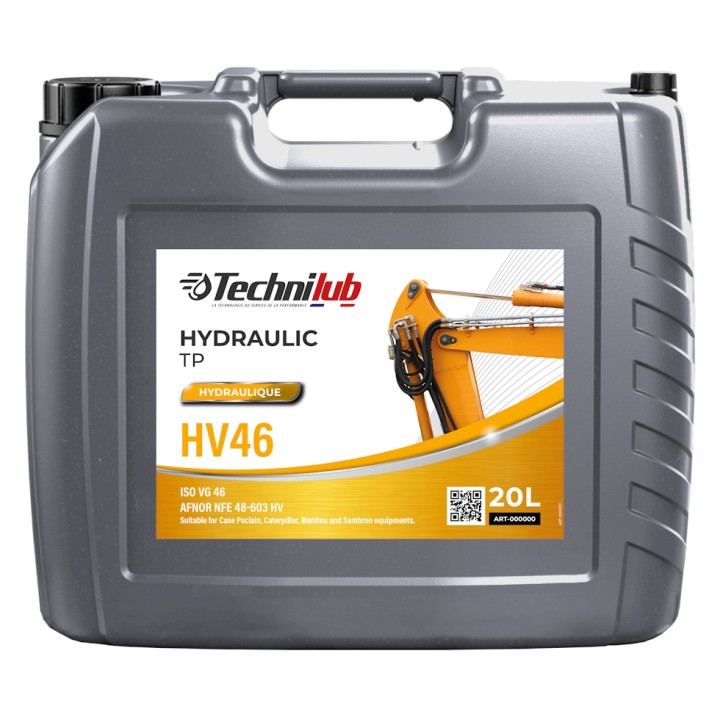 Huile hydraulique TP HV 46 - Bidon 20 L
