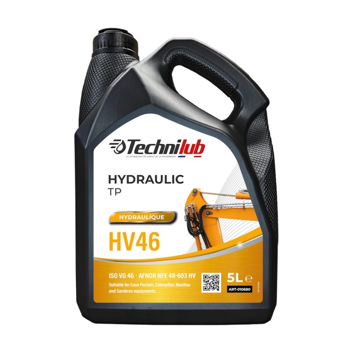 Huile hydraulique TP HV 46 - Bidon 5L
