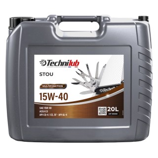 Huile moteur STOU 15W-40 - Bidon 20 L