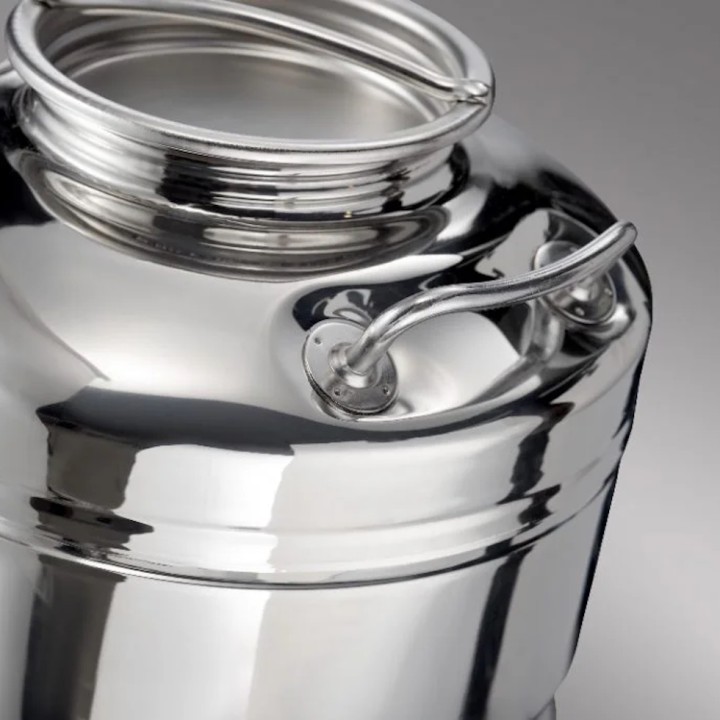 Fût inox alimentaire soudé, 15 L