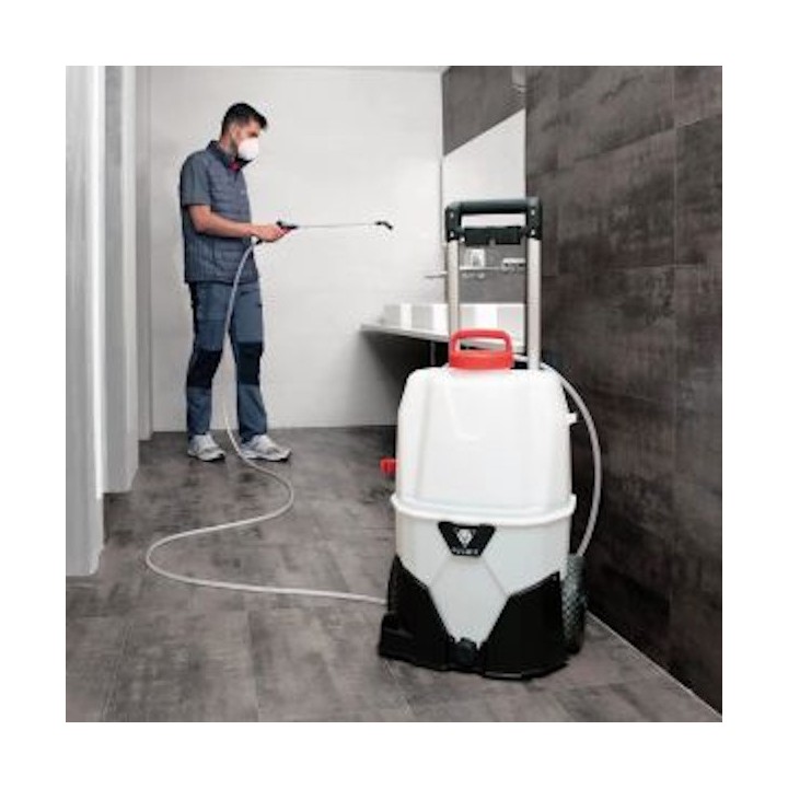 Pulvérisateur électrique sur roues Pulmic Industrial 35 - 7 bars, jet 13 m, raccord rapide, autonettoyage