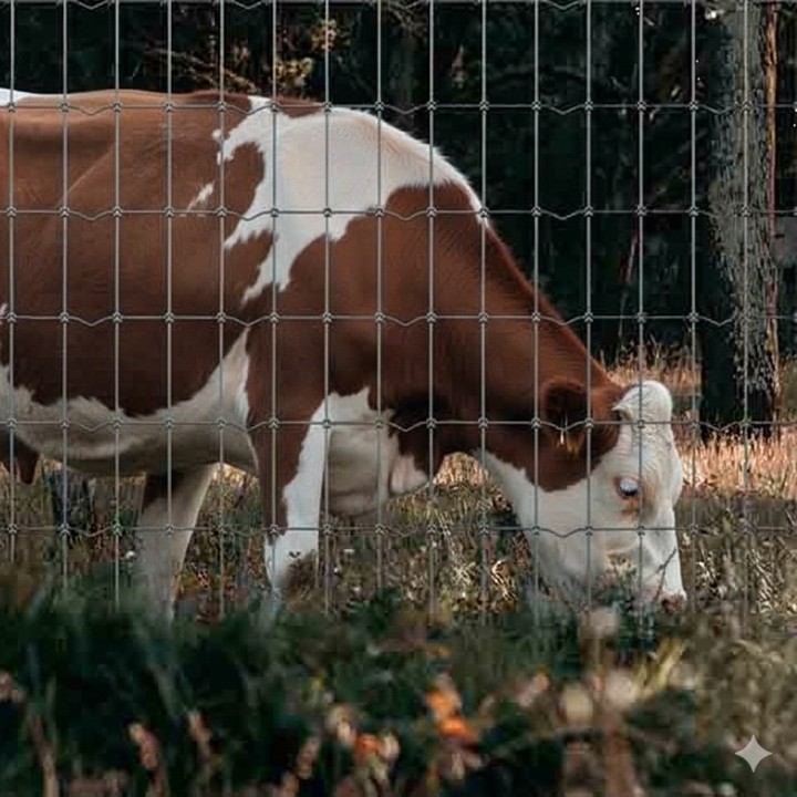 Grillage XK Noué Haute résistance spécial Chevaux - Galvanisation Riche - Hauteur 1,22 m - Rouleau de 50 m