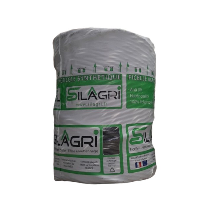 Corde PP 10 brins, Toron de Scierie Noir Multi-Usage