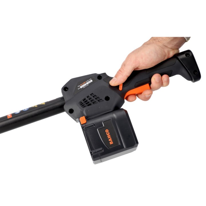 Elagueuse sur perche télescopique sans fil à batterie, 200 mm, 450-950 W, Bahco BCL108PS avec 2 batteries, chargeur
