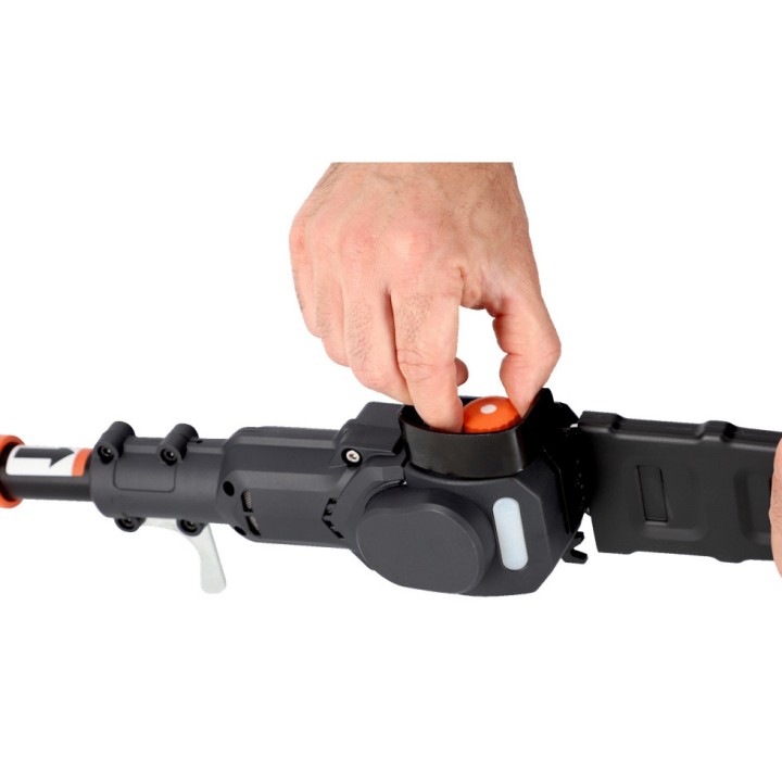 Elagueuse sur perche télescopique sans fil à batterie, 200 mm, 450-950 W, Bahco BCL108PS avec 2 batteries, chargeur