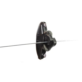 Isolateur de soutien W standard noir pour fil acier Gallagher