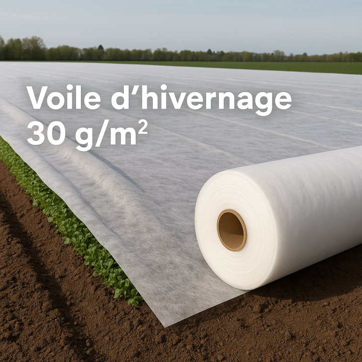 Voile d’hivernage 30 g/m² – LONODIS Grande Largeur 10,50 m x 250 m