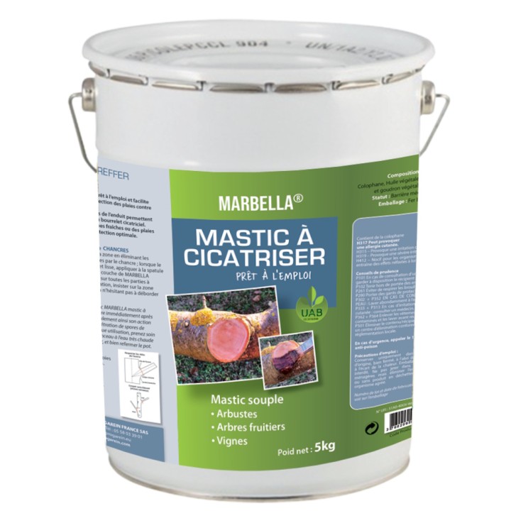 Mastic à cicatriser ECOCERT à froid MARBELLA - 5 kg