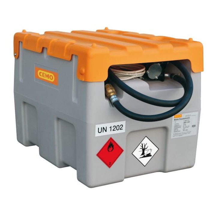 Station de ravitaillement gasoil Easy Mobil CEMO homologuée ADR avec capot - 200 L