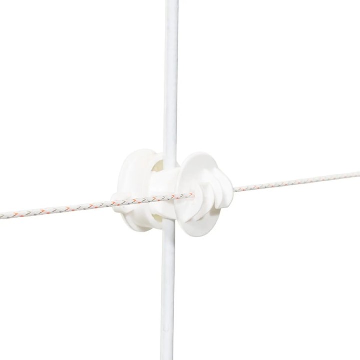 Isolateur à écrou blanc diam. 6 - 14 mm Gallagher (10 unités)