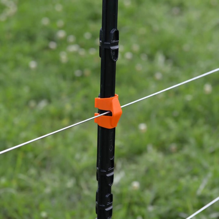 Clips fils pour piquets Line post Gallagher (20 unités)