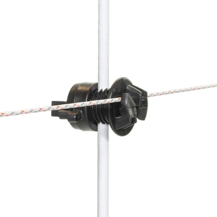 Isolateur à écrou noir 4-10mm Gallagher (250 unités)