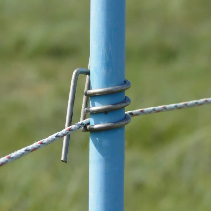 Piquet clôture électrique PVC bleu haut. 0,85 m + pointe 0,20 m Gallagher (10 unités)