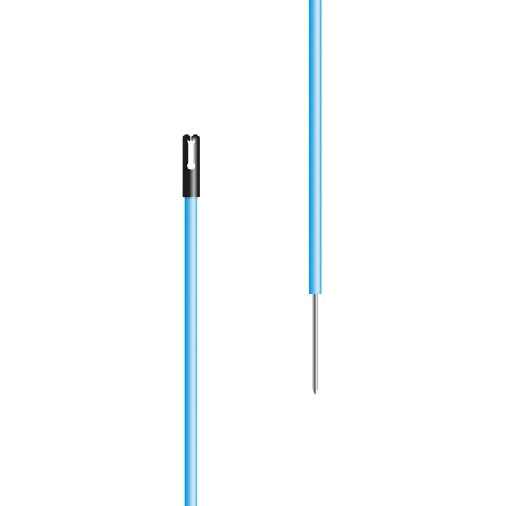 Piquet clôture électrique PVC bleu haut. 1,35 m + pointe 0,20 m Gallagher (10 unités)