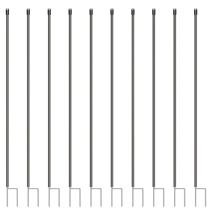 Piquet de cerfs PVC noir diam. 19 mm Gallagher (10 unités)