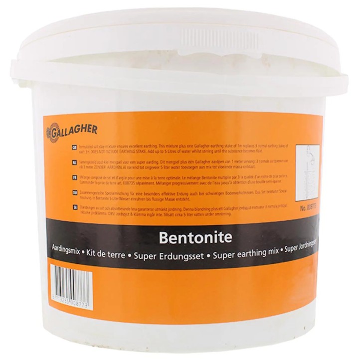 Mélange Bentonite pour prise de terre - Seau 6 kg
