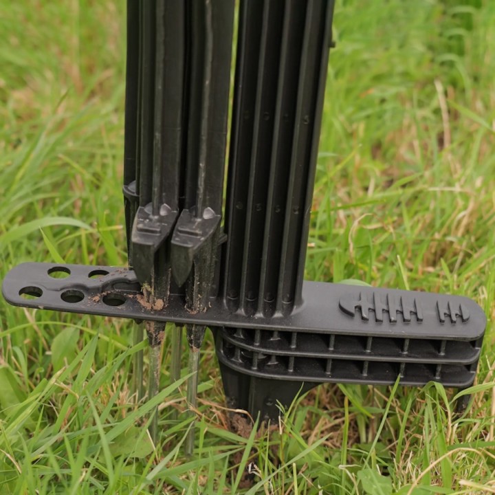 Kit clôture électrique SmartFence 2.0 Gallagher, lot de 4 kits de 100 m