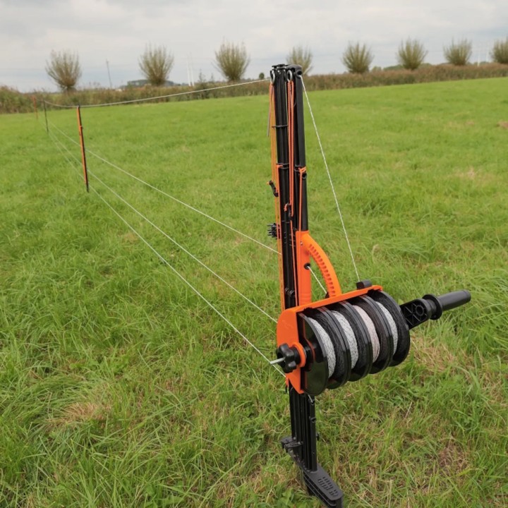 Kit clôture électrique SmartFence 2.0 Gallagher, lot de 4 kits de 100 m
