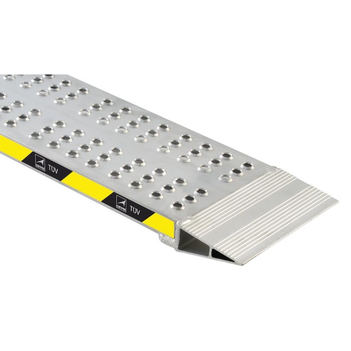 Rampe de chargement fixe aluminium 2,5 m, capacité chargement max. par paire 755 kg