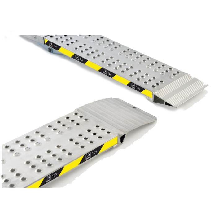 Rampe de chargement pliable aluminium 3 m, capacité chargement max. par paire 330 kg