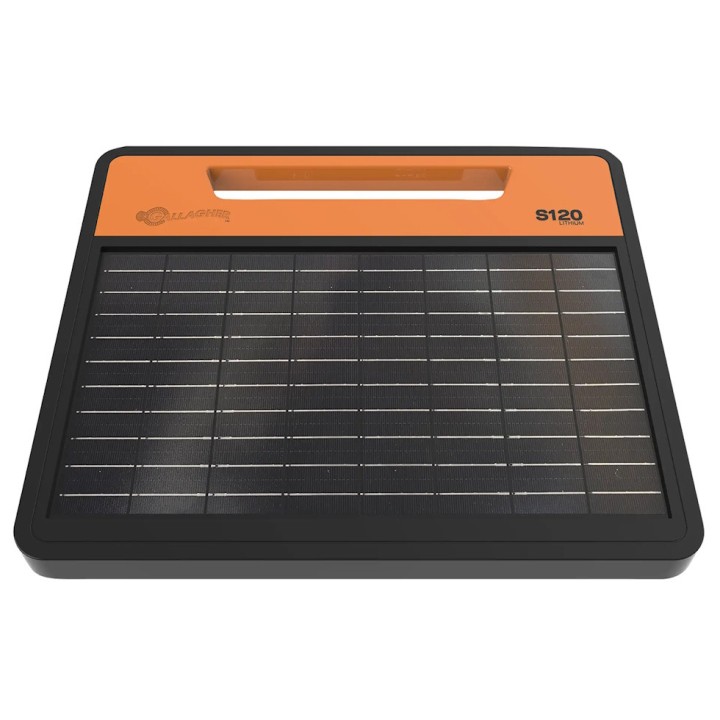 Électrificateur solaire S120li avec batterie batterie lithium (1,2 J - Solaire) Gallagher