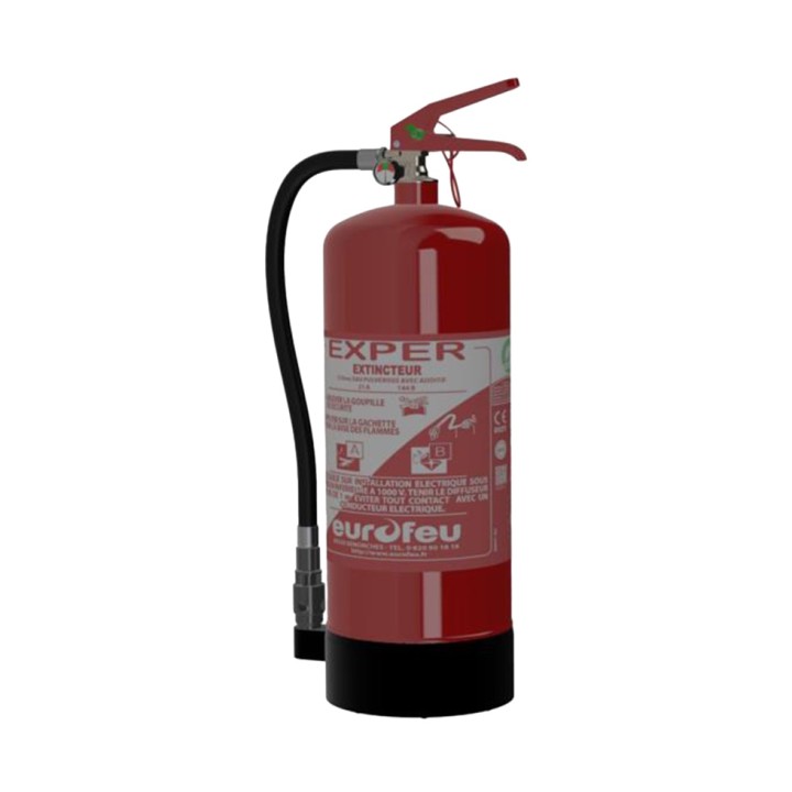 Extincteur 6 L à Eau Pulvérisée avec Additif sans Fluor pression permanente NF