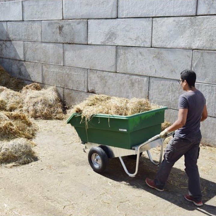 Brouette à fumier basculante 450 L La Gée