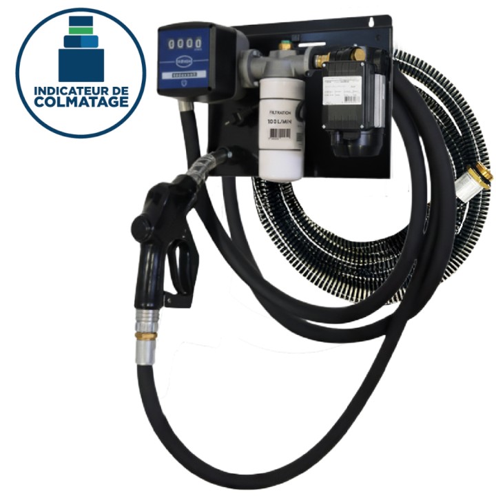 Station fuel Renson - 230V 100L/min - Kit de filtration avec indicateur de colmatage