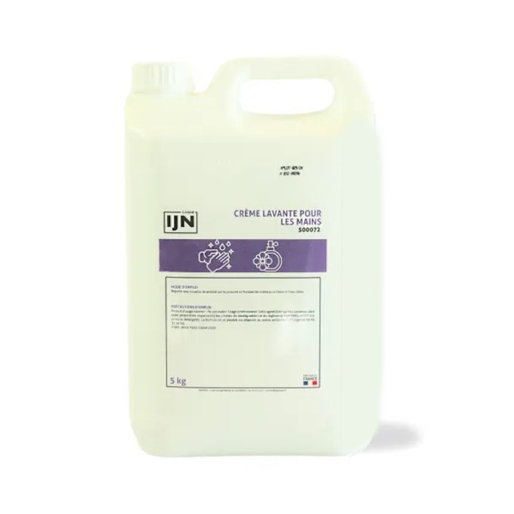Crème lavante douce IJN PAREDES pour les mains sans solvant - Bidon de 5 kg