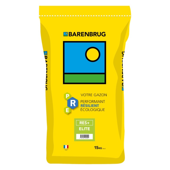 Gazon Barenbrug RES+ ELITE 15 kg - Terrains de sport haut niveau