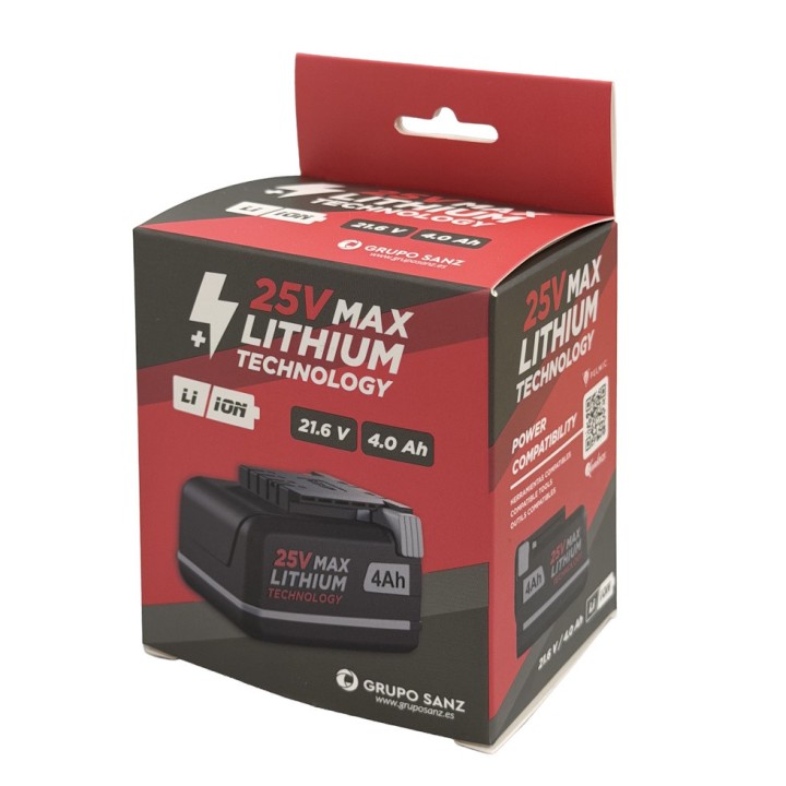 Batterie lithium-ion 25 VMAX 4,0 Ah - 21,6 V Pulmic