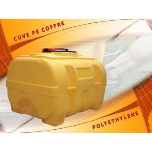 Cuve coffre jaune polyéthylène 