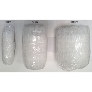 Filet à ramer en polypropylène anti-UV Blanc Hauteur 2m