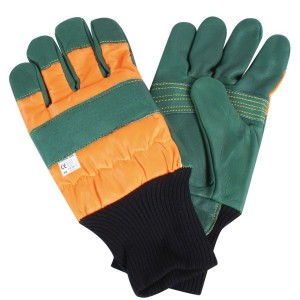 Gants Protection type Poignet avec Double Stop-Chaine sur Mains Gauche et Droite