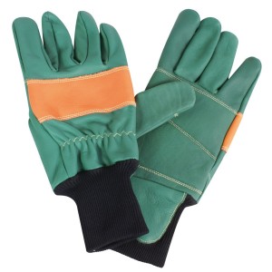 Gants de Protection Forestier Type Poignet SUPERB en Cuir
