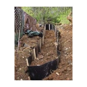 Membrane Barrière anti-racines anti Rhizome GEOROOT+ bambous et plantations agressives, épaisseur 1 mm