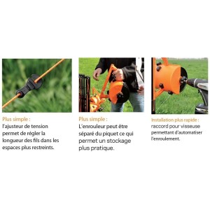 Kit clôture électrique SmartFence 2.0 Gallagher, 100 m
