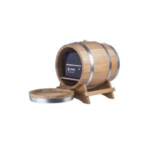 Fûts en chêne verni Allary avec robinet, pour bag in box - 3 à 10 litres