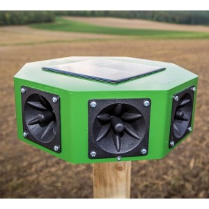 Répulsif Effaroucheur gibier ultrason solaire Doxmand VR8, surface 120 m, max 4 ha