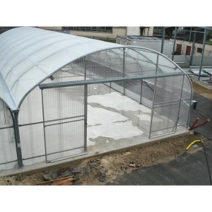 Serre tunnel Pro-Ser Axame, 6 x 14 m, pieds droits AXAMPRO614PEPEPCALE