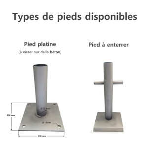 Serre tunnel Pro-Ser Axame, 8 x 16 m, pieds droits AXAMPRO816PEPEPEALE