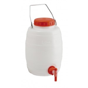 Tonnelet Cylindrique Qualité Alimentaire avec Robinet