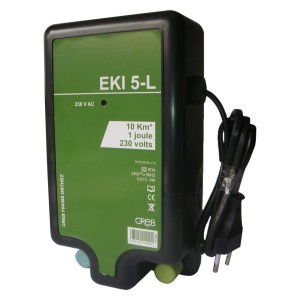 Électrificateur sur secteur 230 Volt EKI 5-L Le gardien électrique